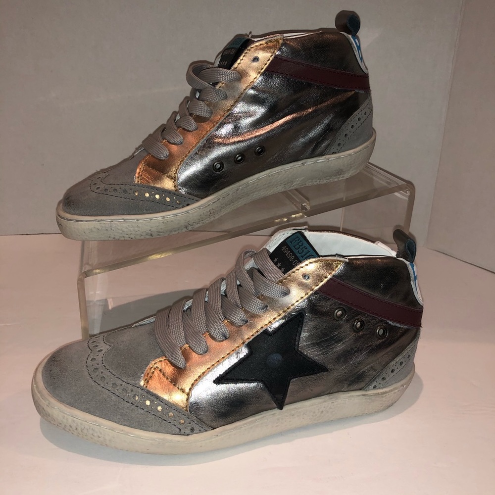 Steve Madden Freebird Sneakers High Top Sz 5